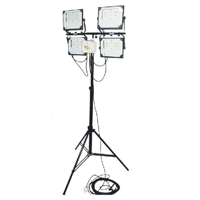 100w x4 Led Light Tower for Very High Lumen Requirements