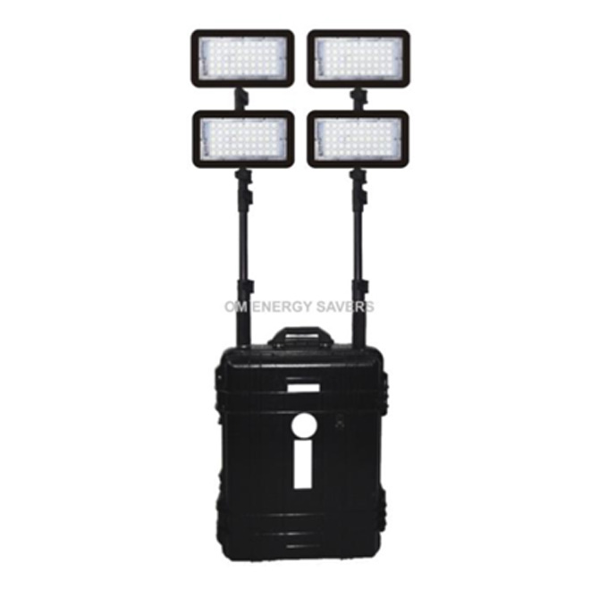 4x50 Watt Remote Area Lighting System With 4 & 8 Hours Backup Models 