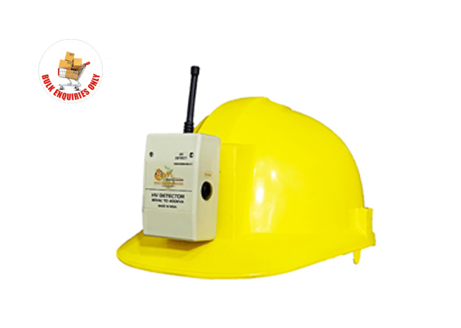 High Voltage Detecting Device With ISI Marked Safety Helmet