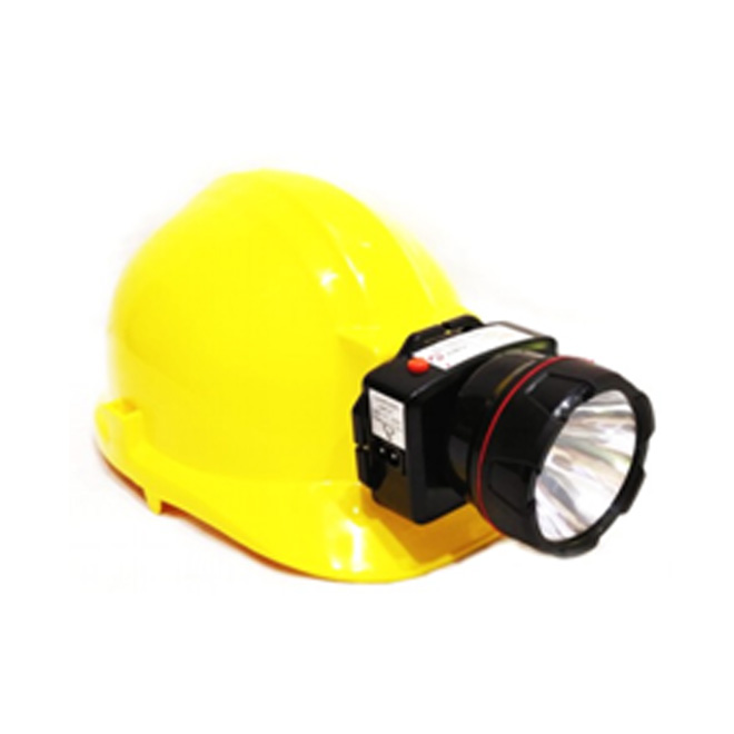 Rechargeable Led Headlamp ECOSP Model With ISI Marked  Safety Helmet