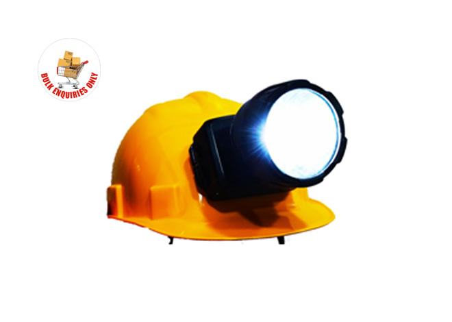 Rechargeable Led Headlamp SST Model With ISI Marked Safety Helmet, ISI Helmet with Rechargeable Led Headlamp